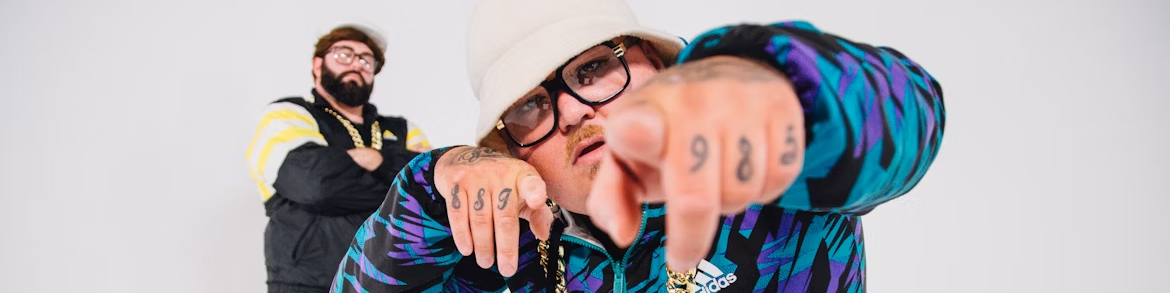 Main pointing at the camera